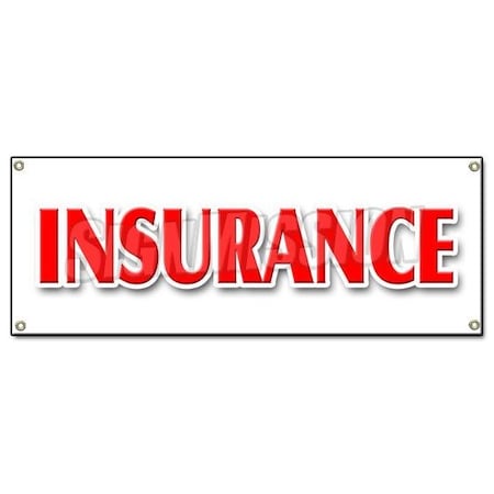 Signmission INSURANCE BANNER SIGN life casualty auto broker agent sales all lines high risk B-Insurance